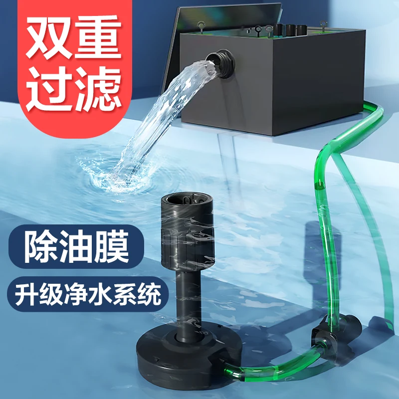 Fish pond surface skimmer Fallen leaf debris collector Outdoor pool Floating matter Pond garbage cleaning filter