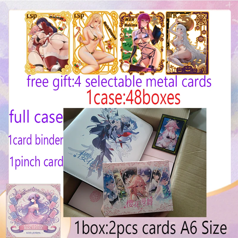 

2024 Newest Sakura Dance 2 Collection Card Goddess Story Waifu Booster Box CCG ACG TCG World Trading Hobbies Gift