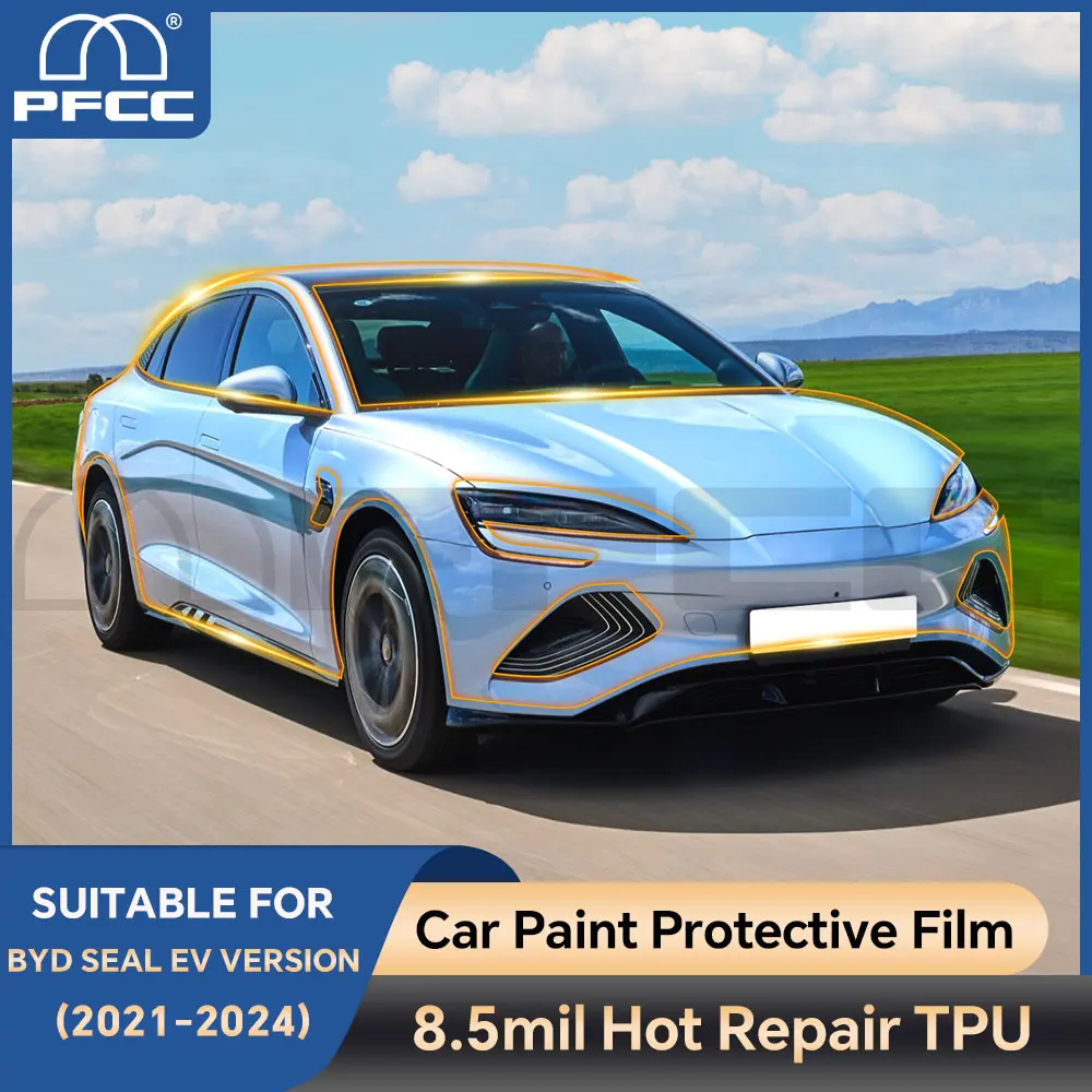 

For BYD Seal EV Version 2021 2022 2023 2024 TPU Paint Protection Film Car Body Sticker Anti-scratch Protective PPF Accessories