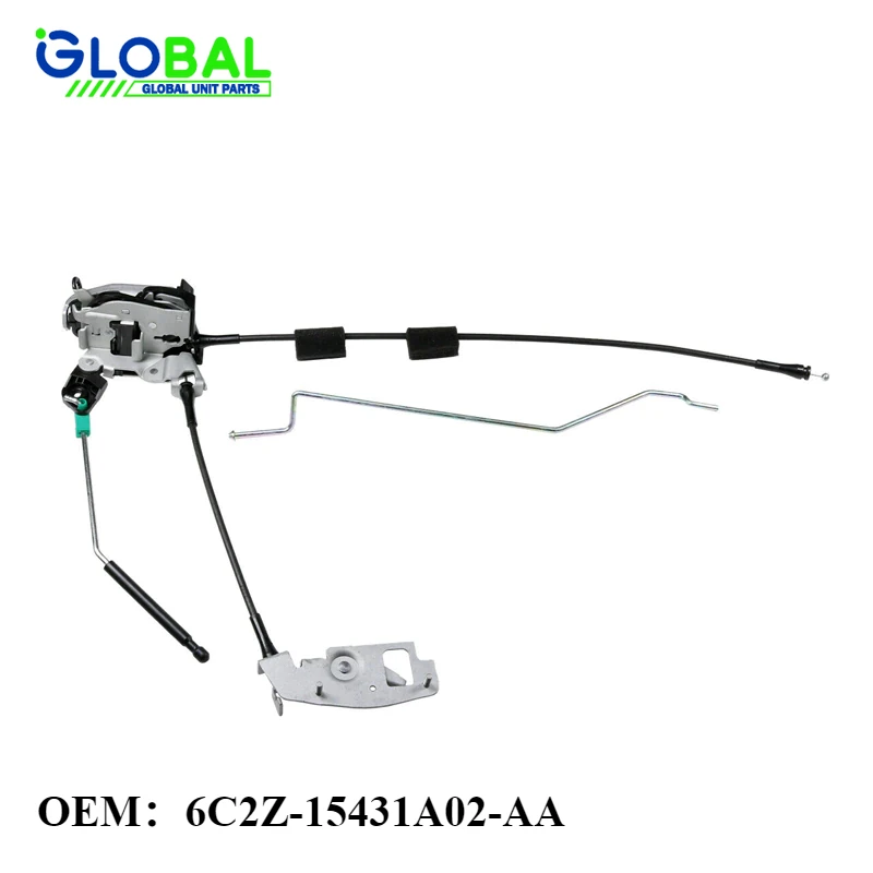 

6C2Z-15431A02-AA Rear Door Latch w Cable Rod Suit For Ford Econoline E-350 E-250 E-150 Back 92-19 AC2Z-15431A02-A