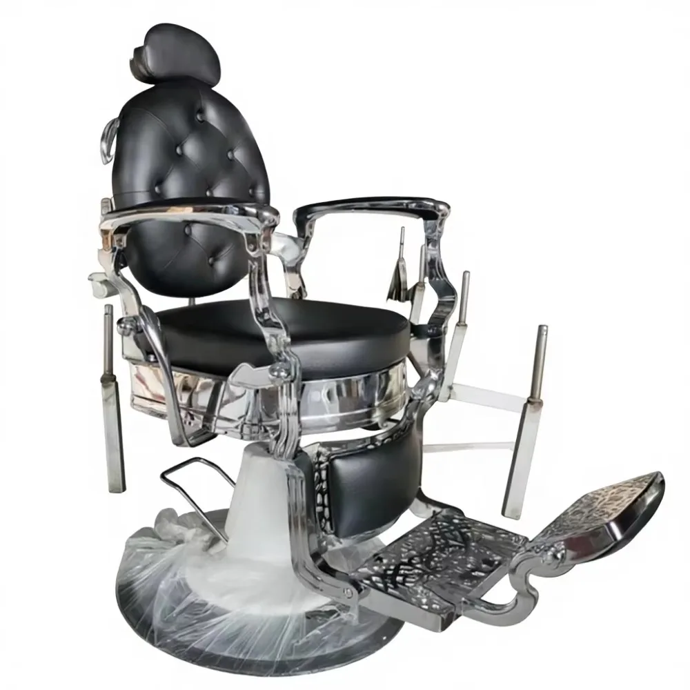 High-Grade Customizable Salon Barber Shop Waiting Chair Synthetic Leather Heavy Duty Hydraulic Pump 360 Degree Swivel School
