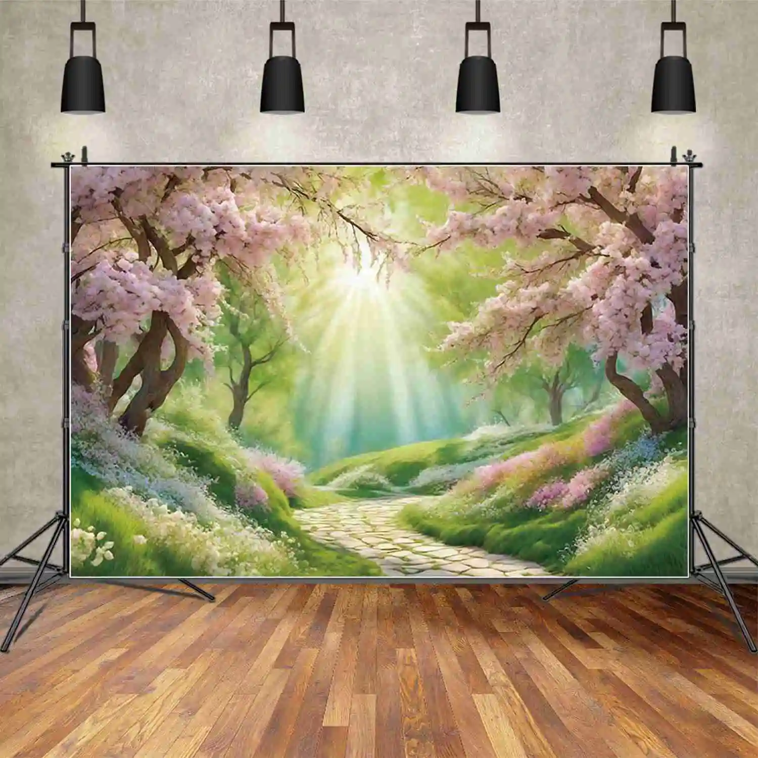 MOON.QG 2024 Świąteczne tło fotograficzne Okno Nowy Rok Ozdoby Photozone Tło Dzieci Studio Photocall Akcesoria