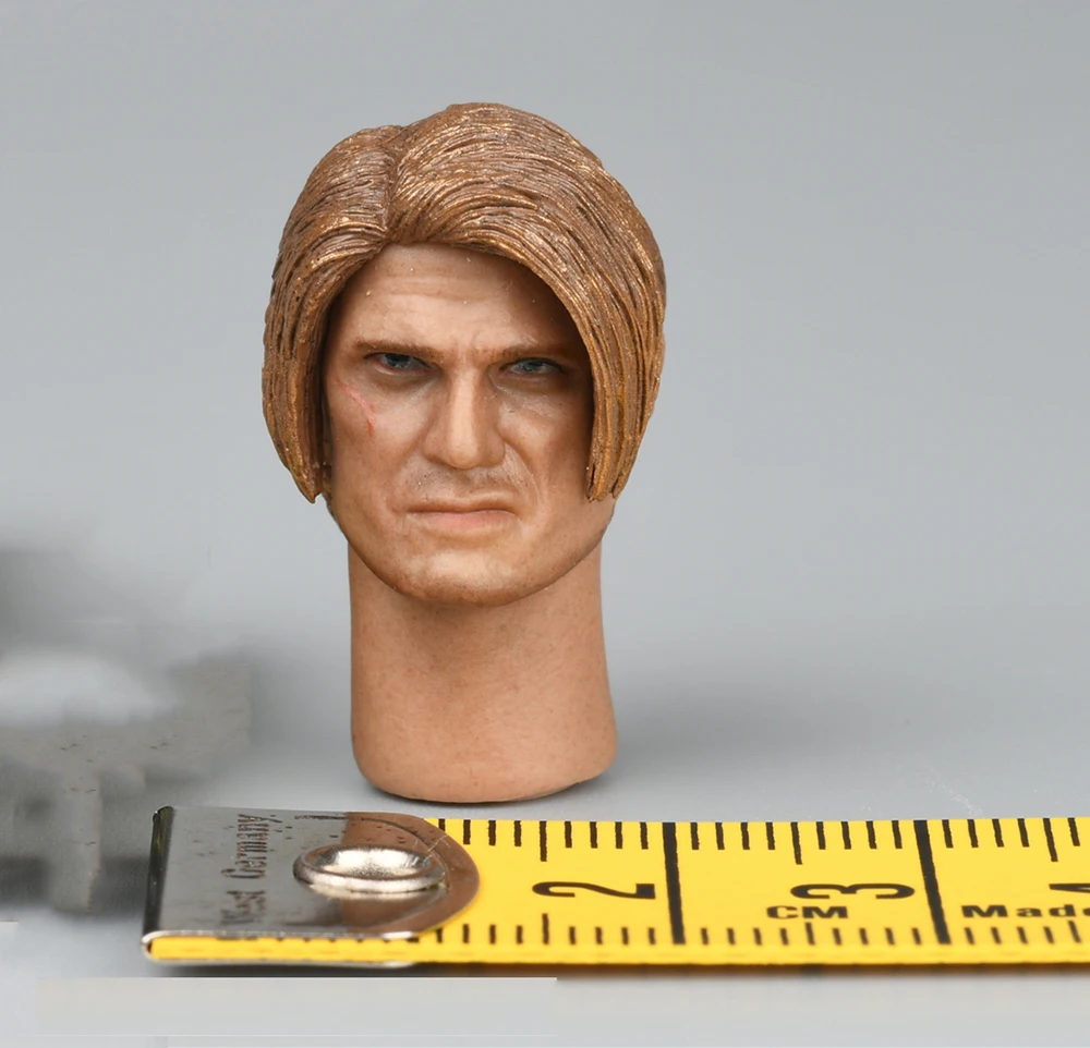 

In Stock 1/12th PCTOYS Expendable Agents PC020 Longer Male Head Sculpture Model For 6inch Body Doll DIY Accessories