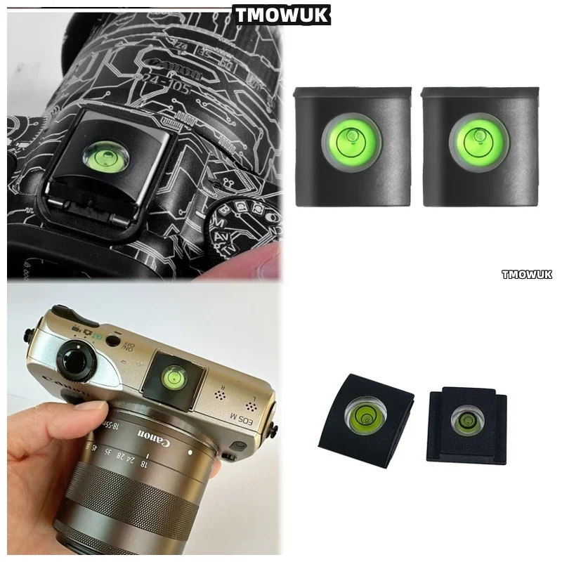 For Canon EOS G5X G3X 200D II 1D Mark III II N 1V Hot Shoe Cover Cap DSLR Camera Flash Hot Shoe Bubble Spirit Level Accessories