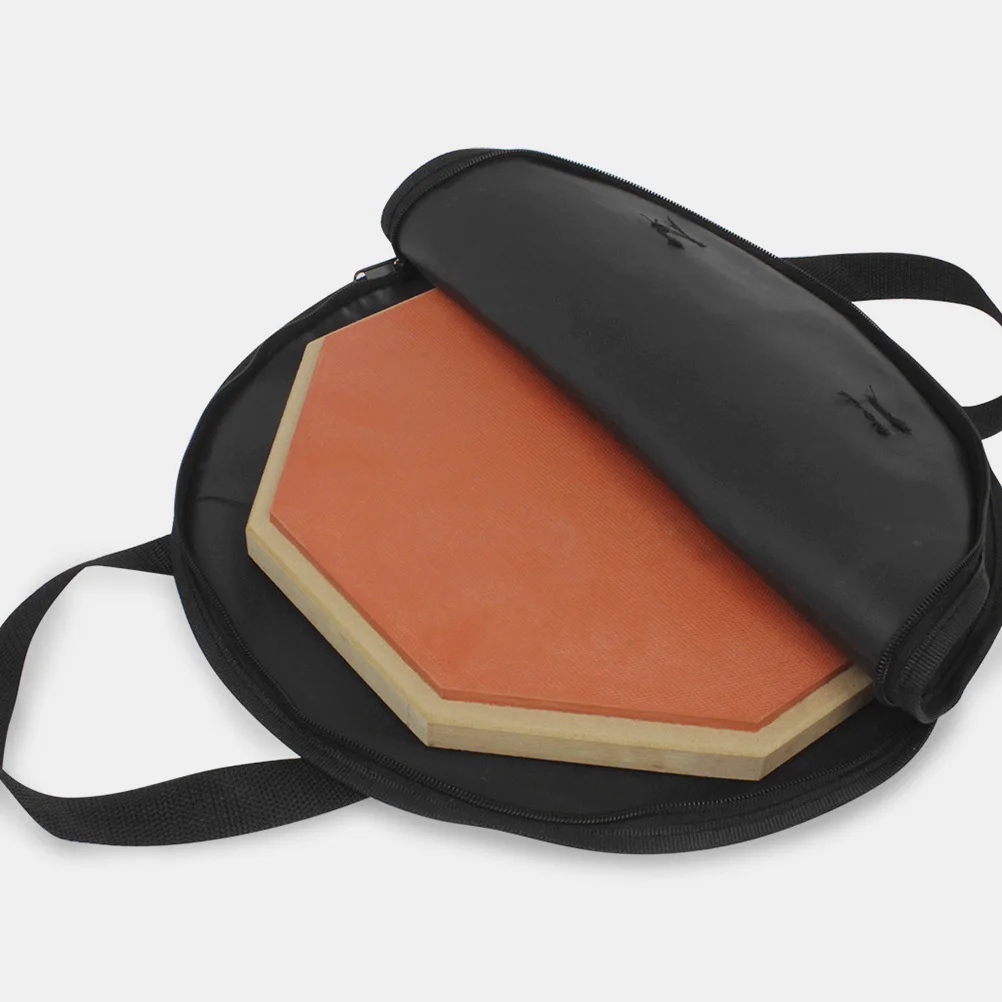 

Portable Black Oxford Cloth Drum Pad Carry Case Waterproof Durable Drum Practice Pad Bag for Musicians Instrument Bag