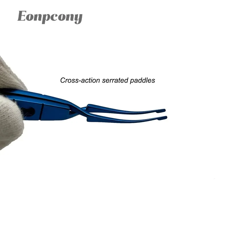 Ooginstrument Dodick Core Crusher Gebogen, gekarteld, gekarteld