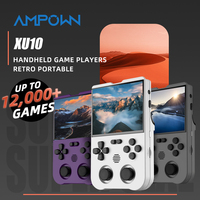 AMPOWN XU10 Handheld Game Players 3.5'' IPS LINUX System Portable Retro Video Game Consoles Retroid Pocket 2 Spelcomputer Met