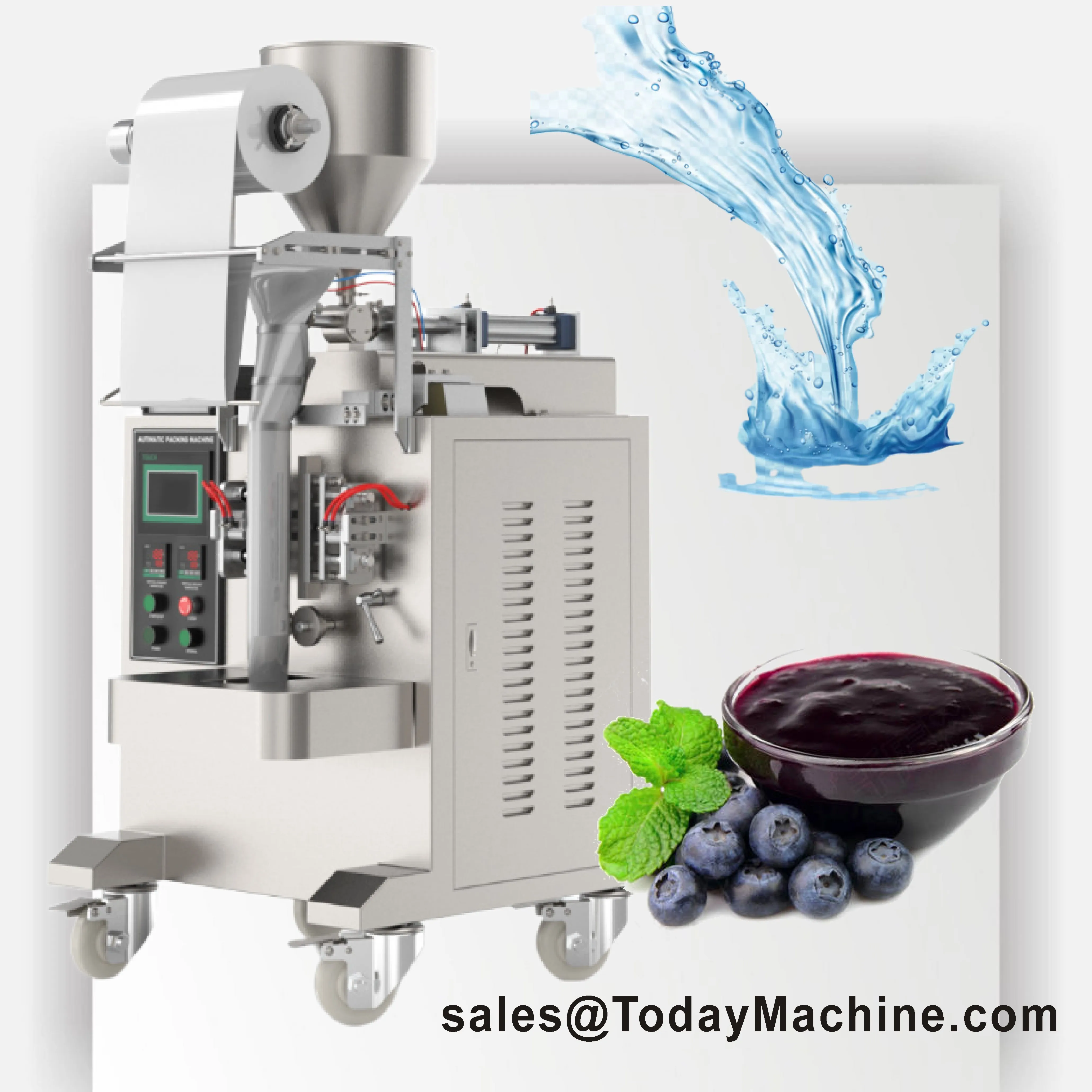 High Speed Back Seal Packer PE Film Sugar Granules Bag Packing Machinery Sealing Machine