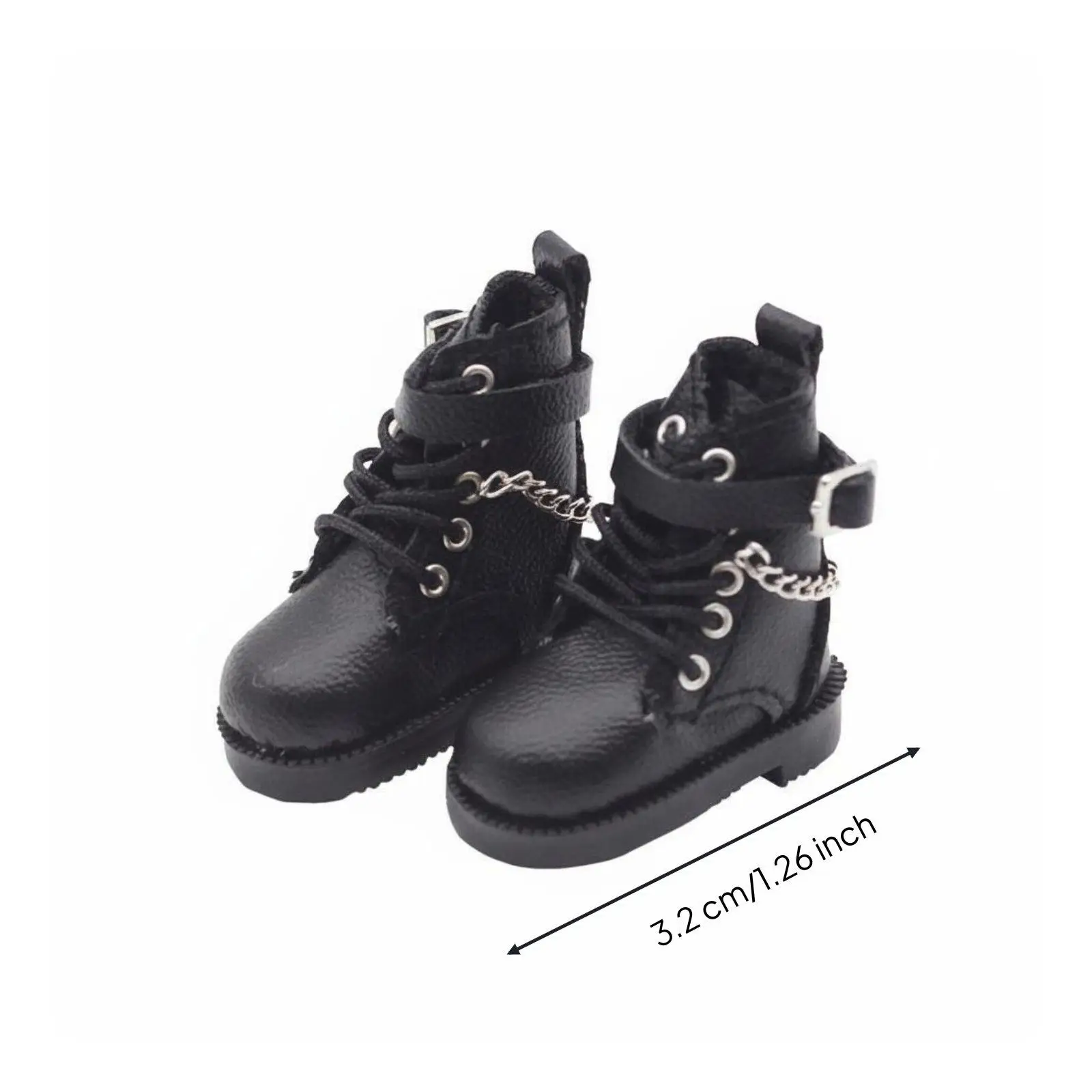 3.2cm Doll Shoes Buckle Strap BJD Doll Shoes Dress up for Hobbyists