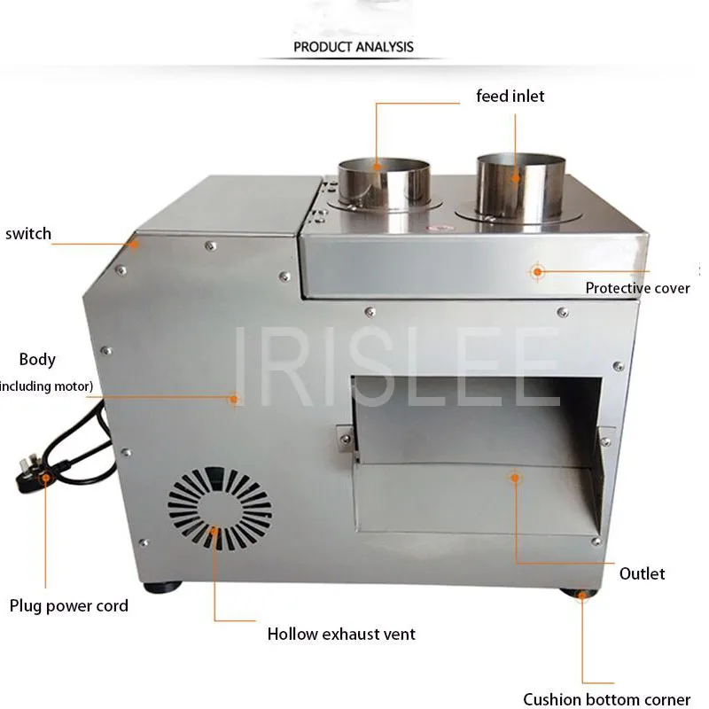 Commercial Electric Slicer Cutter Fruit Vegetable Potato Radish Lemon Slicing Machine