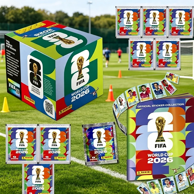 In Stock New 2026 Panini World Cup Sticker Pack Panini Soccer Card Soccer'' Memorabilia Collection Panini Football Cards Gifts