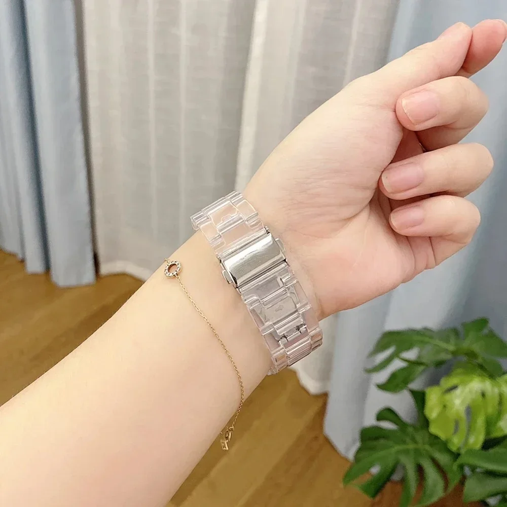 Resin Strap For Xiaomi Redmi Watch 5 Active /5 Lite Transparent Lightweight Bracelet For Xiaomi Redmi Watch 5 Active Band Correa