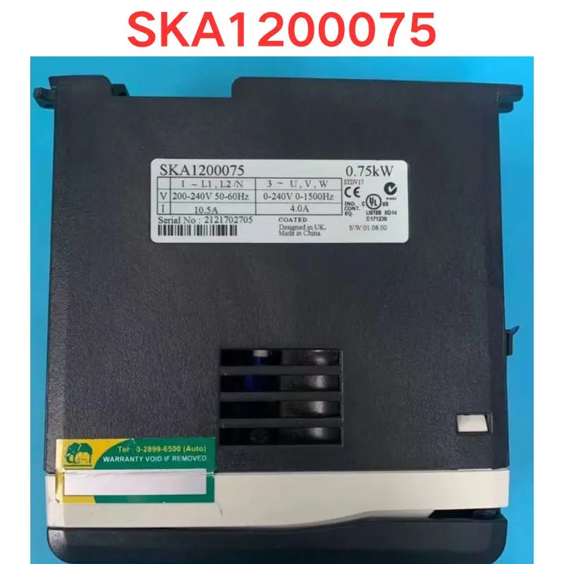 Imagem -04 - Usado Ska1200075 Frequency Converter Teste Funcional ok 0.75kw 220v