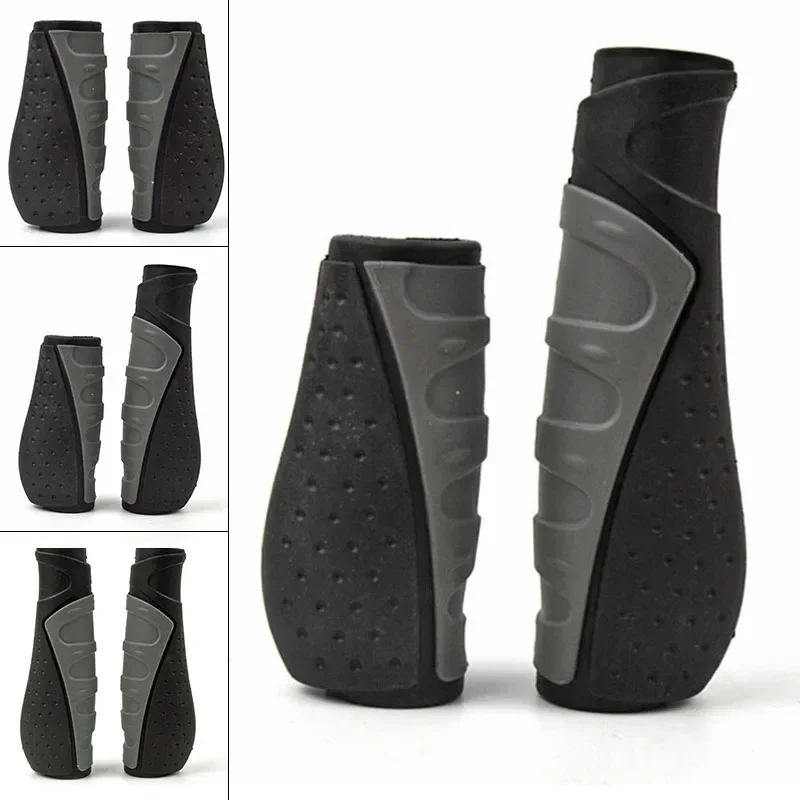 1 Pair MTB Bicycle Folding Bike Handlebar Grip Long / Short Shift Handle Grips For 22.2mm Hole Diameter Handlebar