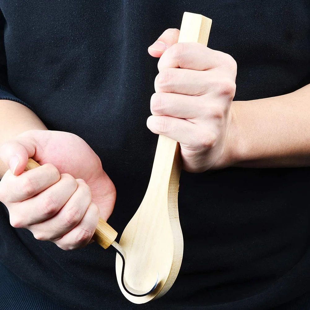 4 Stück Holz schnitzerei Löffel leer Buche Holz unvollendete Holz Handwerk Schnitzelset für Whittler Starter