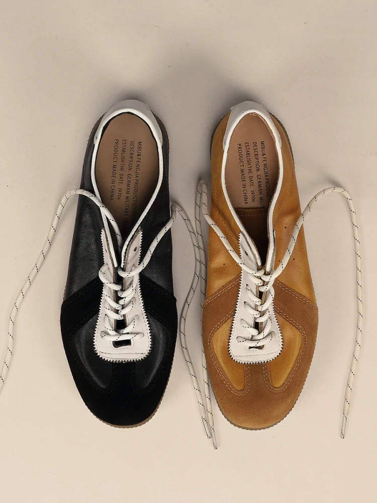 FengJia الصيف الرجعية Sle جلد البقر Deqin oes الرجال النساء الأصفر عادية oes عادي تو الجلود Bla Agan الأحذية Spor