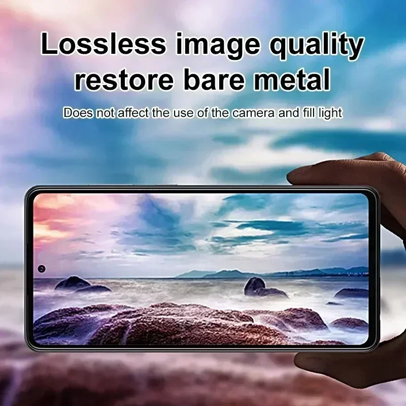 Sarung pelindung lensa kamera, penutup pelindung layar kamera logam untuk Samsung Galaxy A52 A72 A53 A73 A33 5G