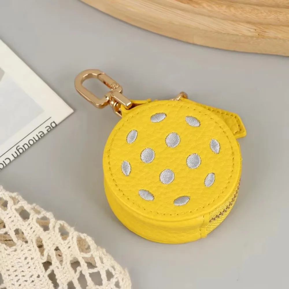 Funny PU Leather Mini Coin Bag Football Basketball Sport Ball Pendant Creative Rugby Keychain Coin Purse Daily Use