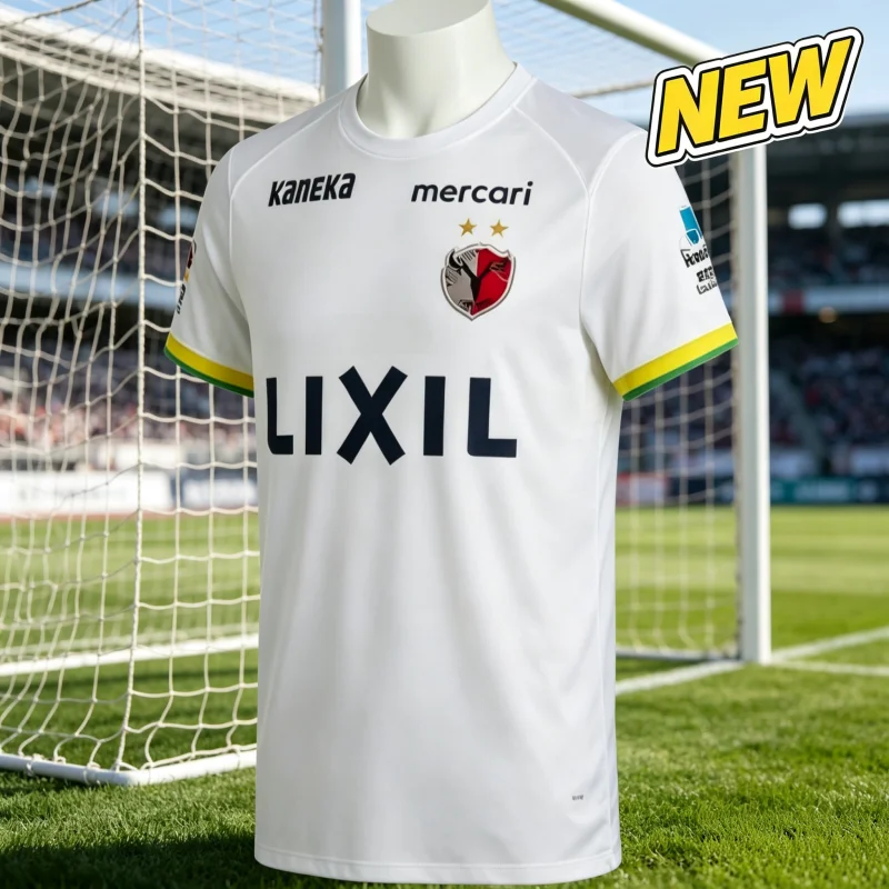 26-27 Season Adult Kashima Antlers 3D Printed T-shirt Men's Sports Style Summer Breathable Fast Drying Parent-child Jersey Tops