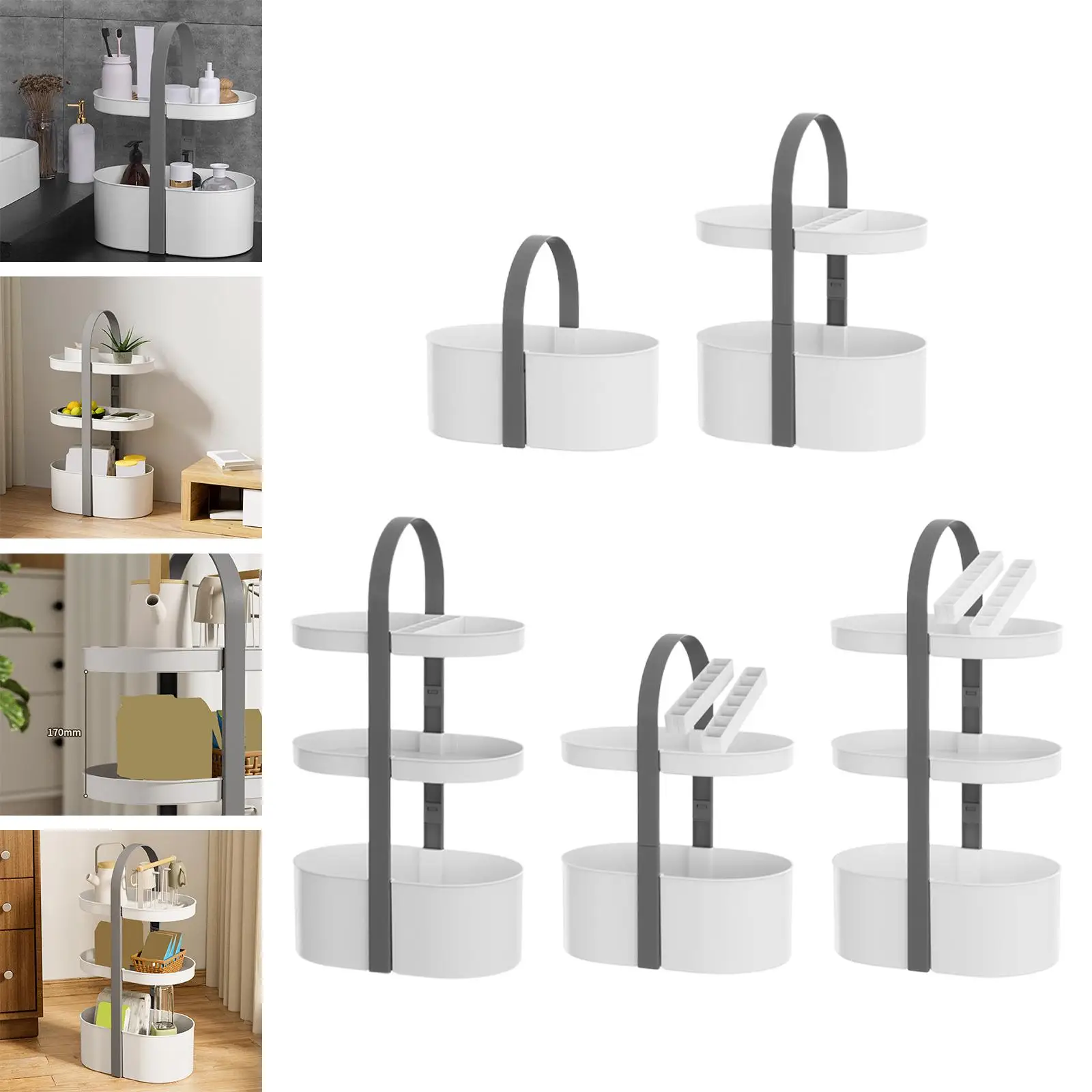 Cosmetics Storage Rack Skincare Shelf Storage Box Lotion Display Countertop