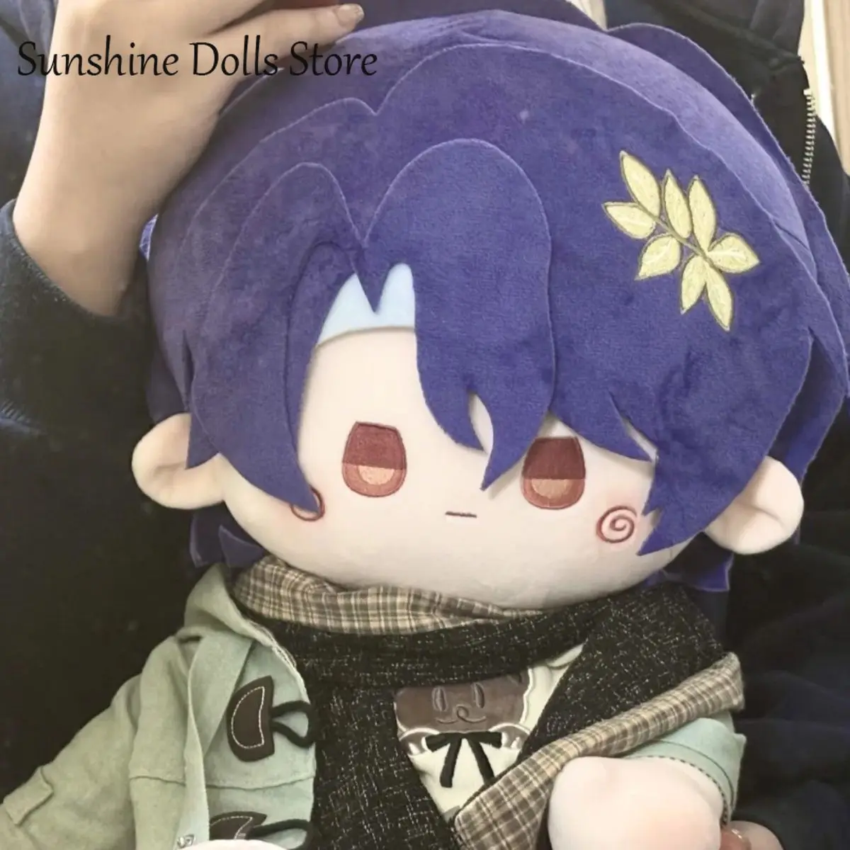 Handsome Anime Honkai: Star Rail Dr. Ratio Soft Plush Doll Body Dress Up Stuffed Toys Sitting Posture Figures Pillow Gift 40CM