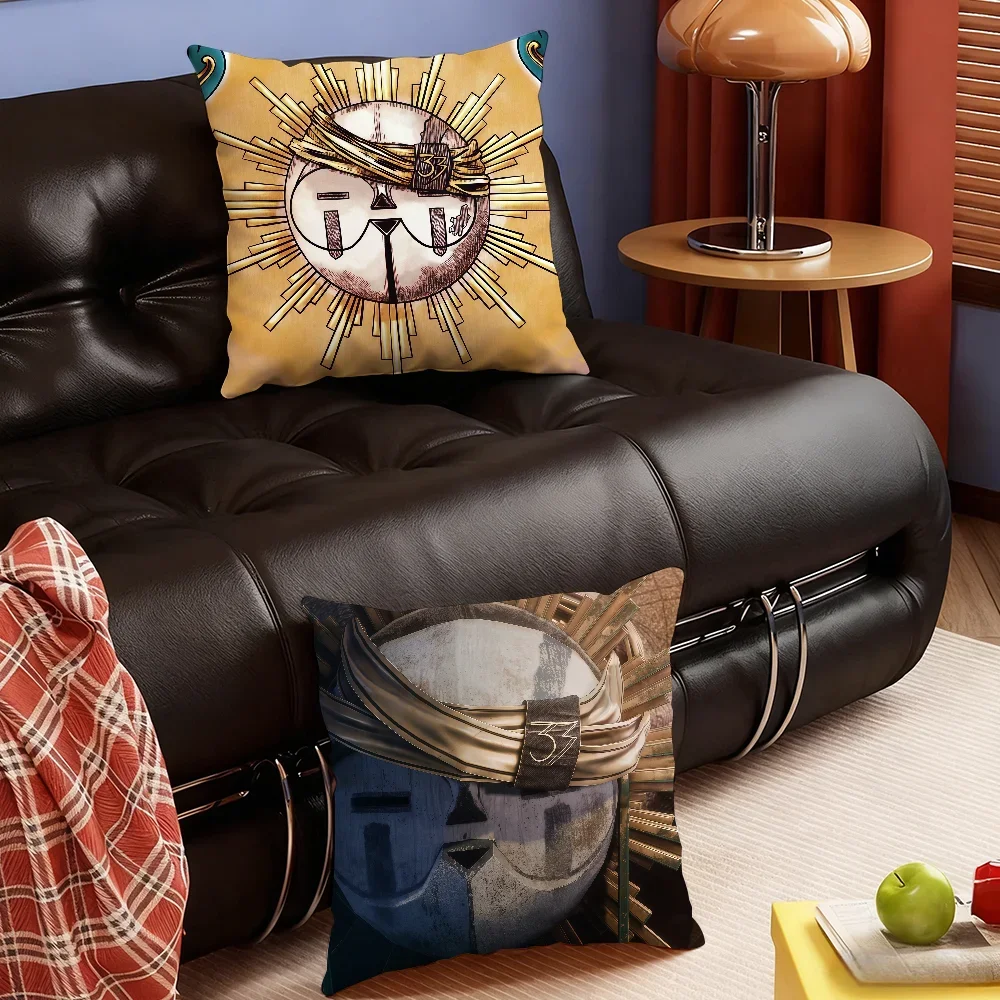 Game C-Clair Obscur E-Expedition 33 cushion cover Soft Smooth Pillow Case Hidden Zipper Washable Decorative Couch Office Gift