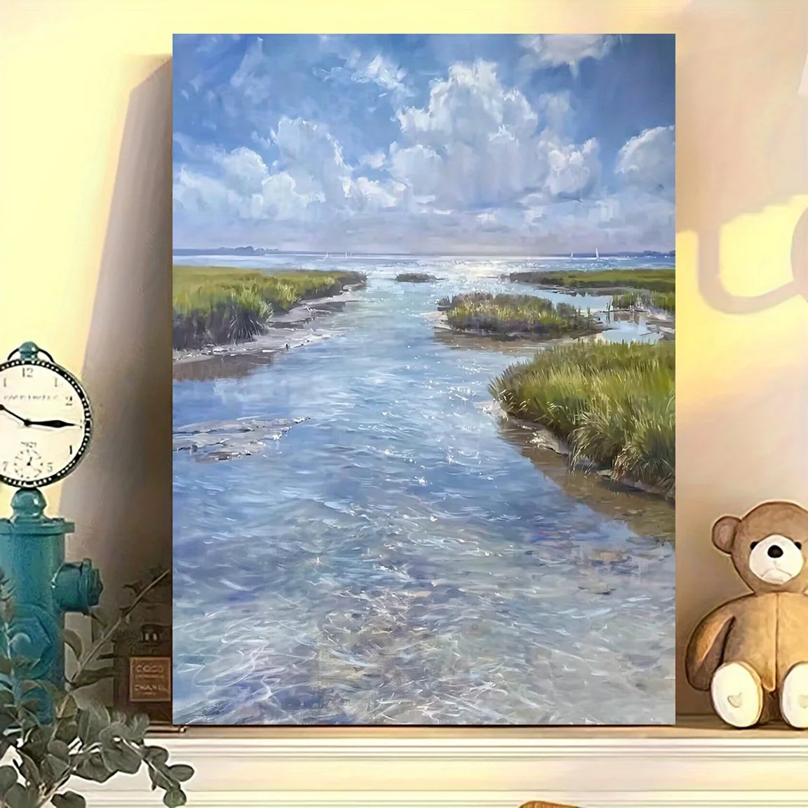 1pc frameless Canvas Painting Serene Nature Scenery Canvas Art - 12