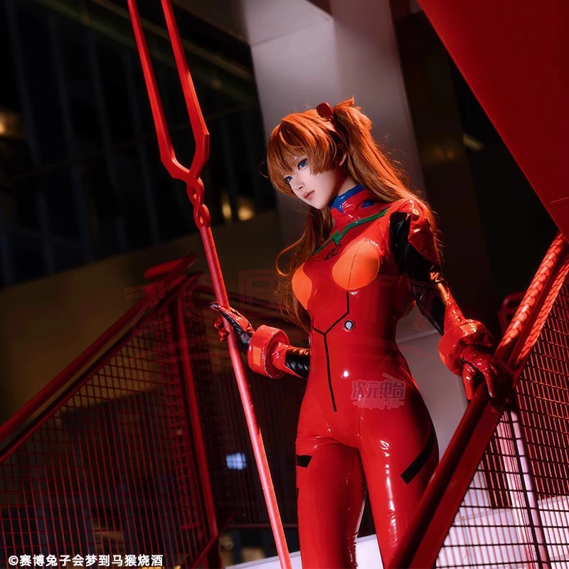 أزياء أنيمي أسوكا لانغلي سوريو التأثيرية أسوكا لانغلي سوريو إيفاك أسوكا لانغلي سوريو بذلة أزياء الهالوين للنساء للحفلات #2