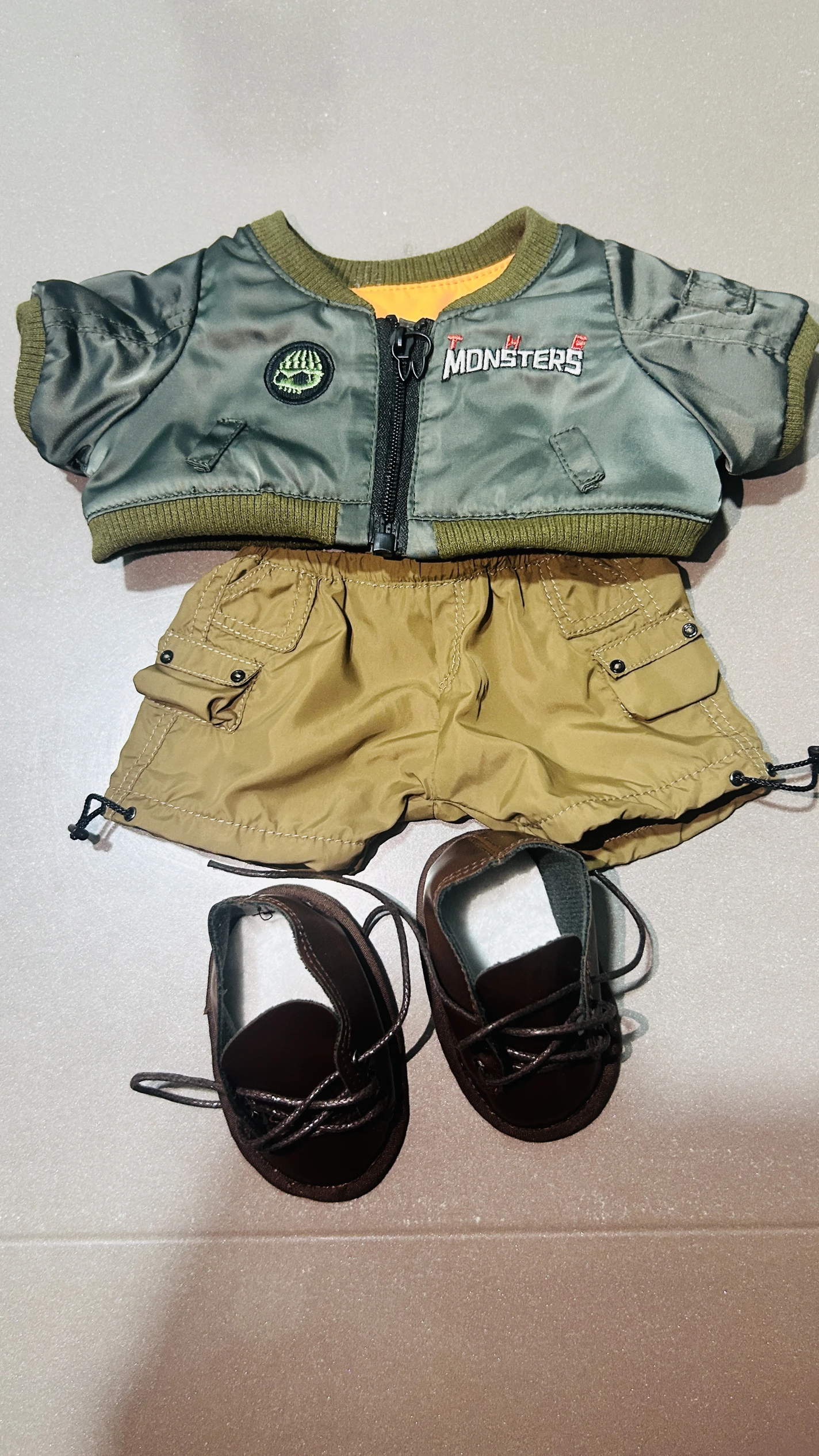 

for Labubu 38cm Clothes Pilot Costume for Zimomo Jump for Joy Dolls Stylish Airplane Outfit Dolls Accessories Fast Shipping
