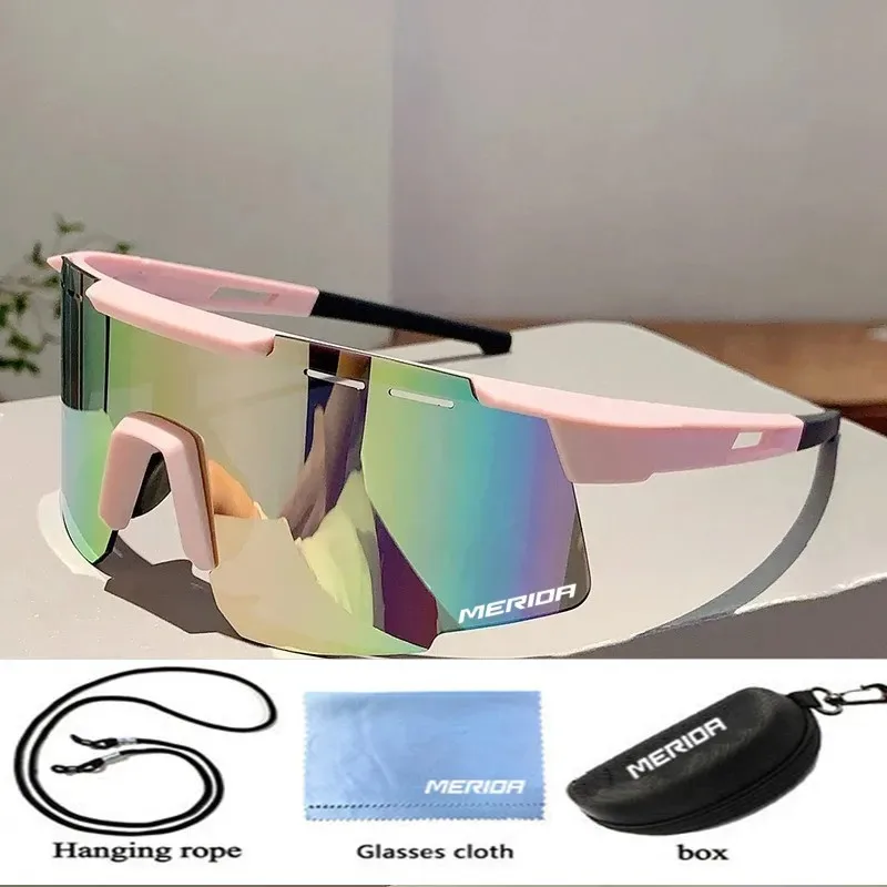 

MERIDA.New Men's and Women's Colorful Cool Outdoor Sports Sunglasses for Cycling, Running, Climbing, Fashion Sunglasses