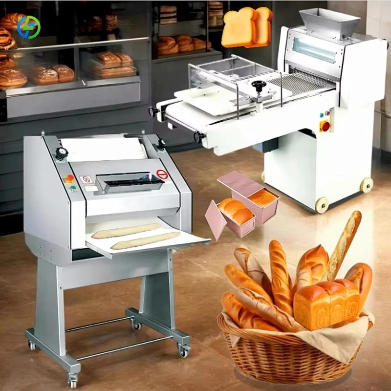 Kundenspezifische elektrische Teigformmaschine für Toast und Baguette zur Herstellung und Formgebung von französischem Brot für Bäckereien