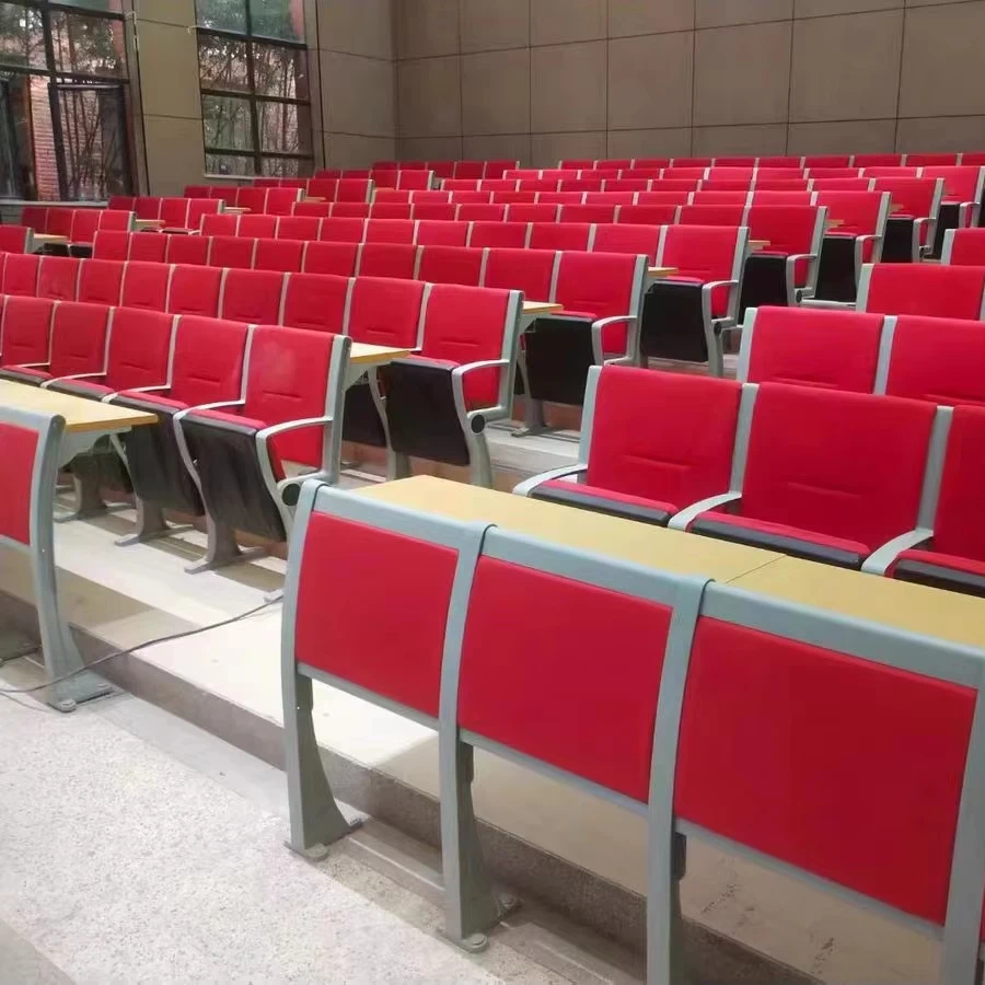 Modern School Furniture High School University Folding Chair Desk University Ladder Chair with Table Board