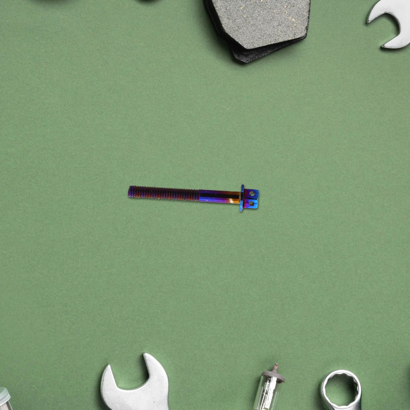 

Colorful Motorcycle License Plate Screws M6 Burnt Decorative Mounting Hardware for Car Bike Security Fasteners