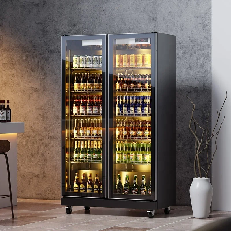 Doors Beer Keg Bottle Cooler Wine Parts Tall Refrigerator Display Cabinet
