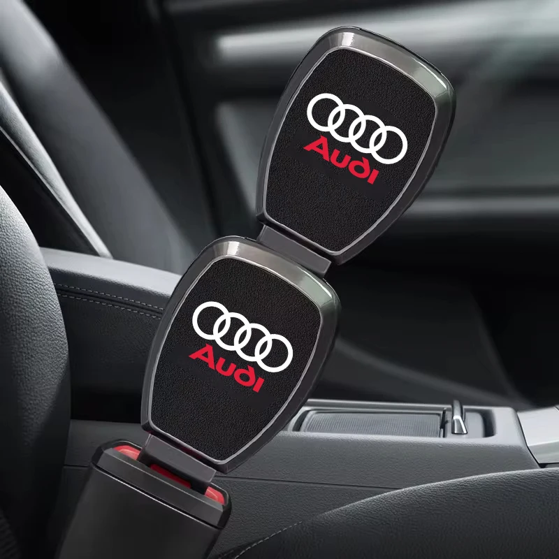 Car Seat Belt Clip Extension Plug Car Safety Seat Lock Buckle for Audi Sport RS A1 A3 A4 B7 B8 A5 A6 A7 A8 Q3 Q5 Q7 Q8 TT Sline