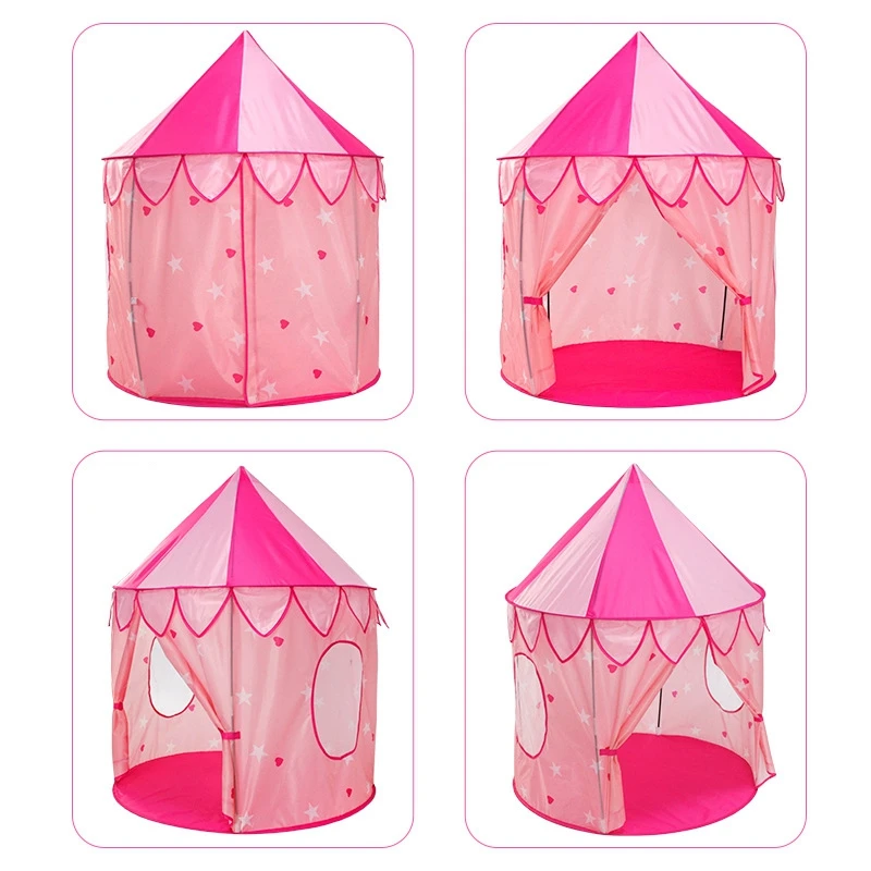 Tenda per bambini Pieghevole portatile per bambini Gioco per bambini Tenda da gioco Casa Finta giocattoli Castello yurta per interni ed esterni Giocattoli per casetta da gioco