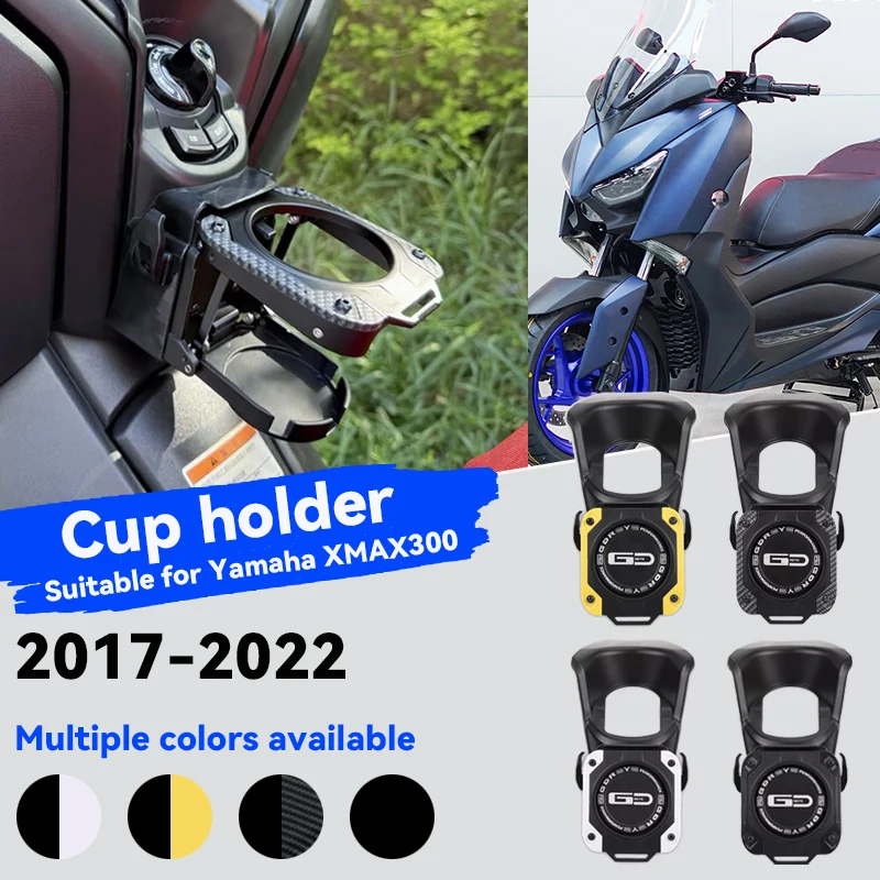

Beverage Water Bottle Drink Cup Holder Stand For YAMAHA XMAX X-MAX 300 2017-2022