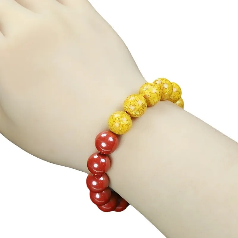 Natural Sand With Particles, Women, High-Content Round Bead Bracelet, 8-20Mm