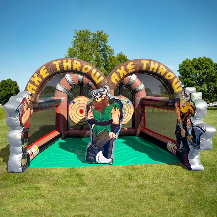 Dardo de fútbol inflable de grado comercial para niños Castillos Hinchables Deportivos juegos de tiro con objetivo de fútbol soplador de PVC diversión mar