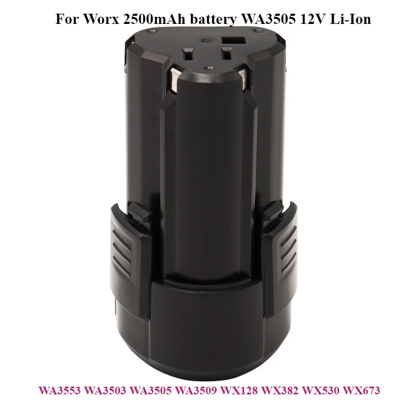 

For Worx 2500mAh battery WA3505 12V Li-Ion Akku WA3553 WA3503 WA3505 WA3509 WX128 WX382 WX530 WX673 ersatz batterie L50