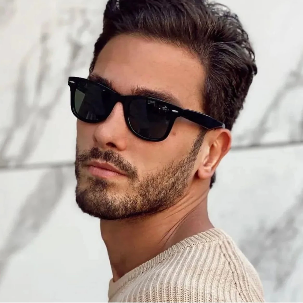 Gafas de sol polarizadas cuadradas clásicas para hombres y mujeres, gafas de sol negras Retro, gafas de sol antideslumbrantes para conducir, moda de verano para hombres y mujeres