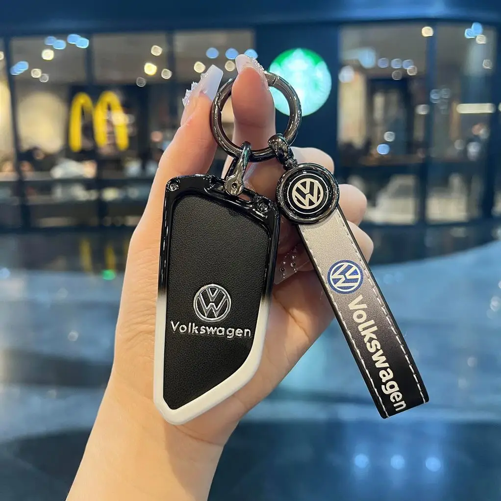 

Car Key Case Cover For Volkswagen VW Golf 8 MK8 ID-4 ID-6 For Skoda Octavia A8 For Seat Leon FR MK4 Cupra Accessories
