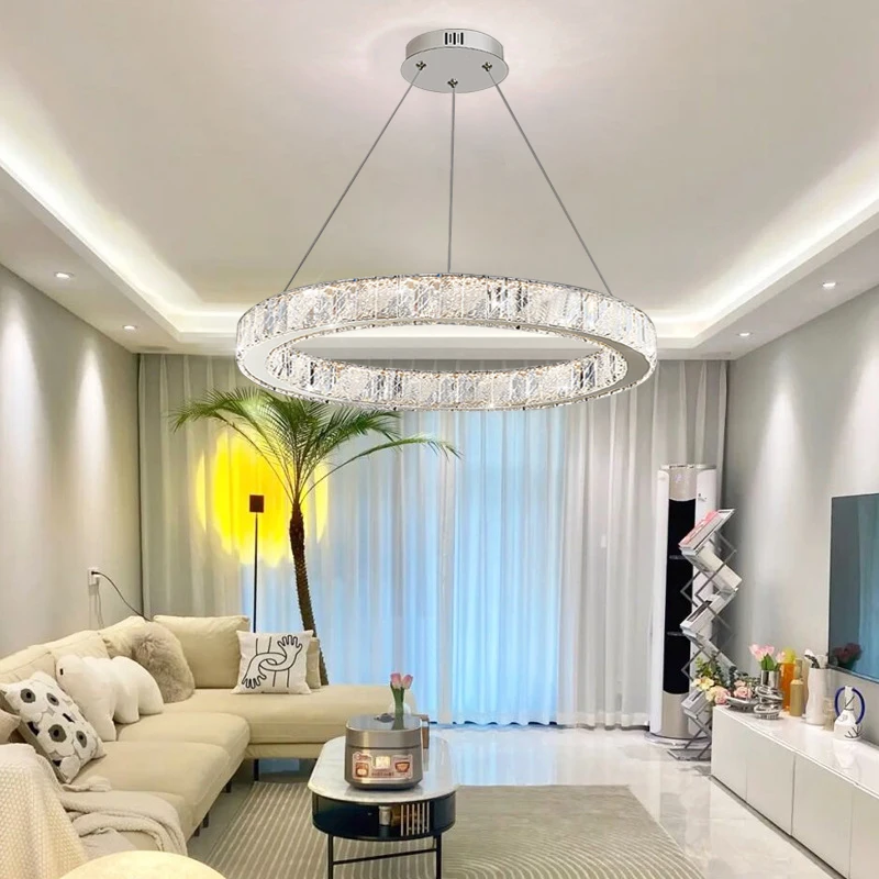 Classic ceiling chandelier living room crystal chandelier bedroom ceiling light dining room crystal lamp kitchen LED chandelier