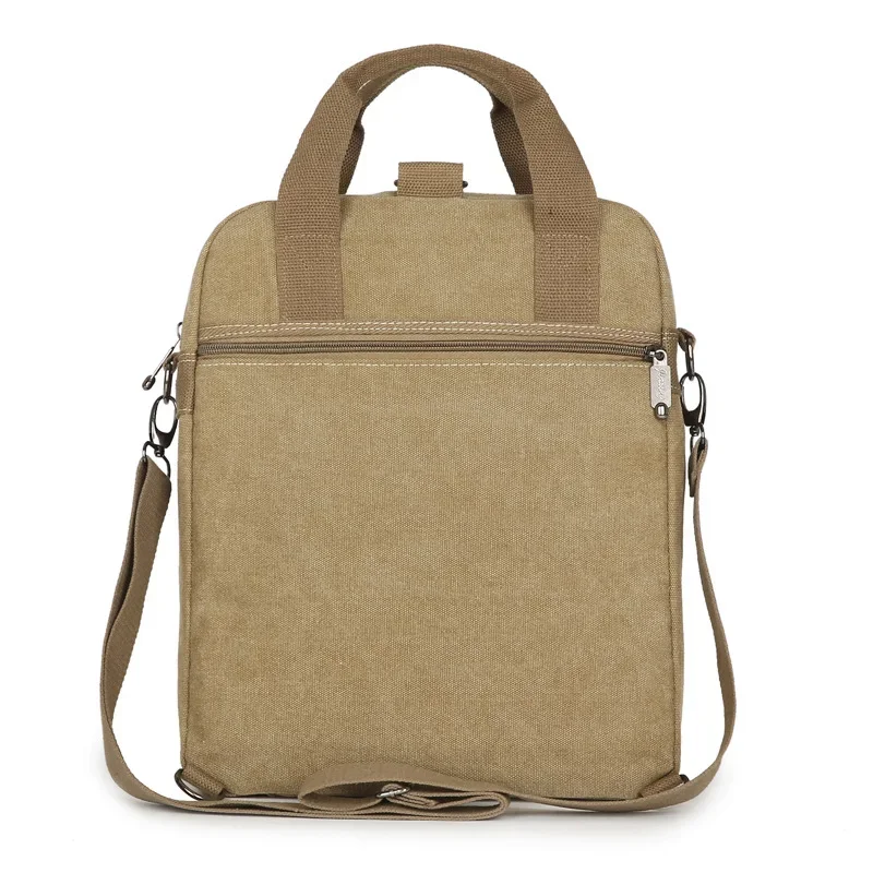 Bolso escolar de lona para hombre, bolsa de hombro informal para cantante, bolso de viaje para ordenador, bandolera multifunción, tendencia, 2023