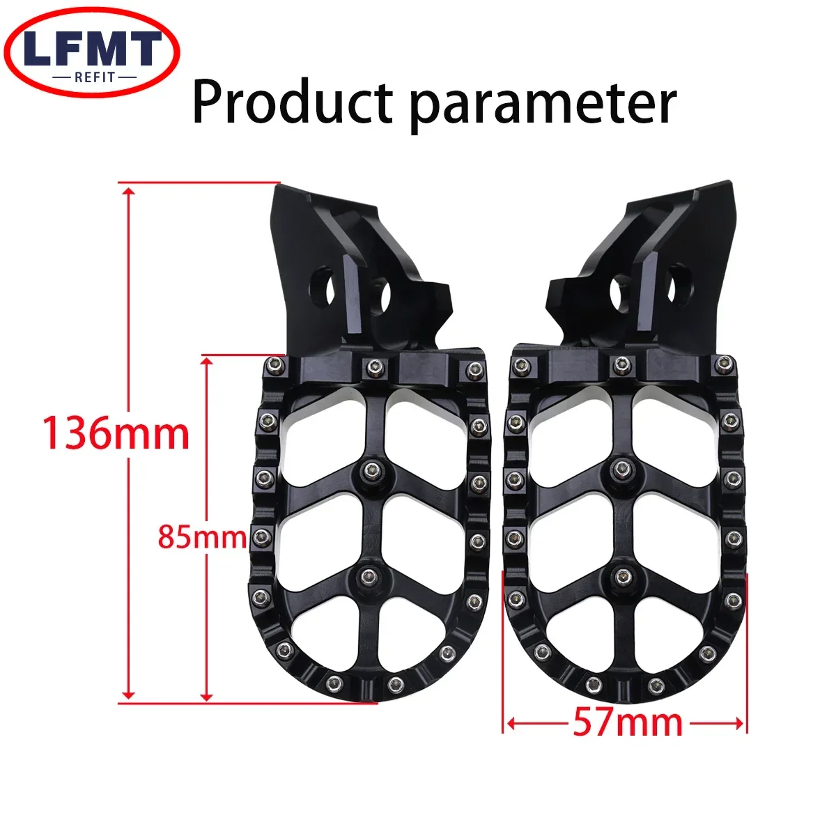 Motorcycle Parts Footrest For Surron Ultra Bee Sur-Ron Foot Pegs Footpegs Rests Pedals Pegs Electric Vehicle Enduro Dirt Bike