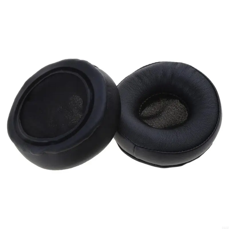 H55F 2 Pcs/set Ear Cushion Pads PU Leather Earpads Headphone Cushion 65mm-110mm