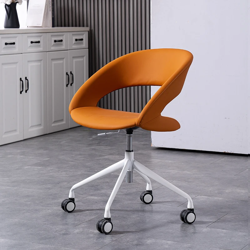 

Nordic Simple Chair Luxury Office Meeting Liftable Home Study Chair Computer Pulley Back Armrest Rotating Sandalye Furniture