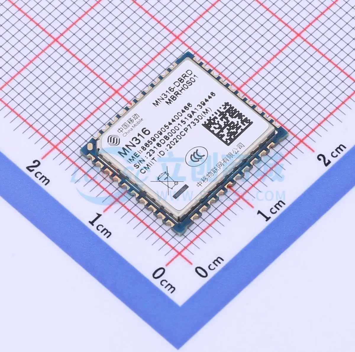 5pcs MN316-DBRD SMD 18x16mm NB-IoT PWM I2C UART SPI GPIO ADC Cellular LTE Wireless Communication Module