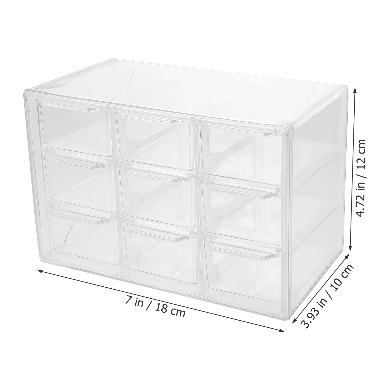 Dust-Proof Storage Box Multi-Grid Drawer Organizer For Jewelry Cosmetics Sundries Desktop Household Stationery Office