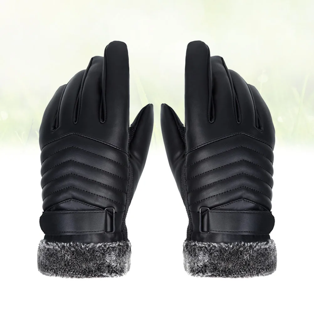 

Зимние перчатки с сенсорным экраном, утолщенные для езды на велосипеде, пешего туризма, спорта на открытом воздухе, теплые, водонепроницаемые, прочные